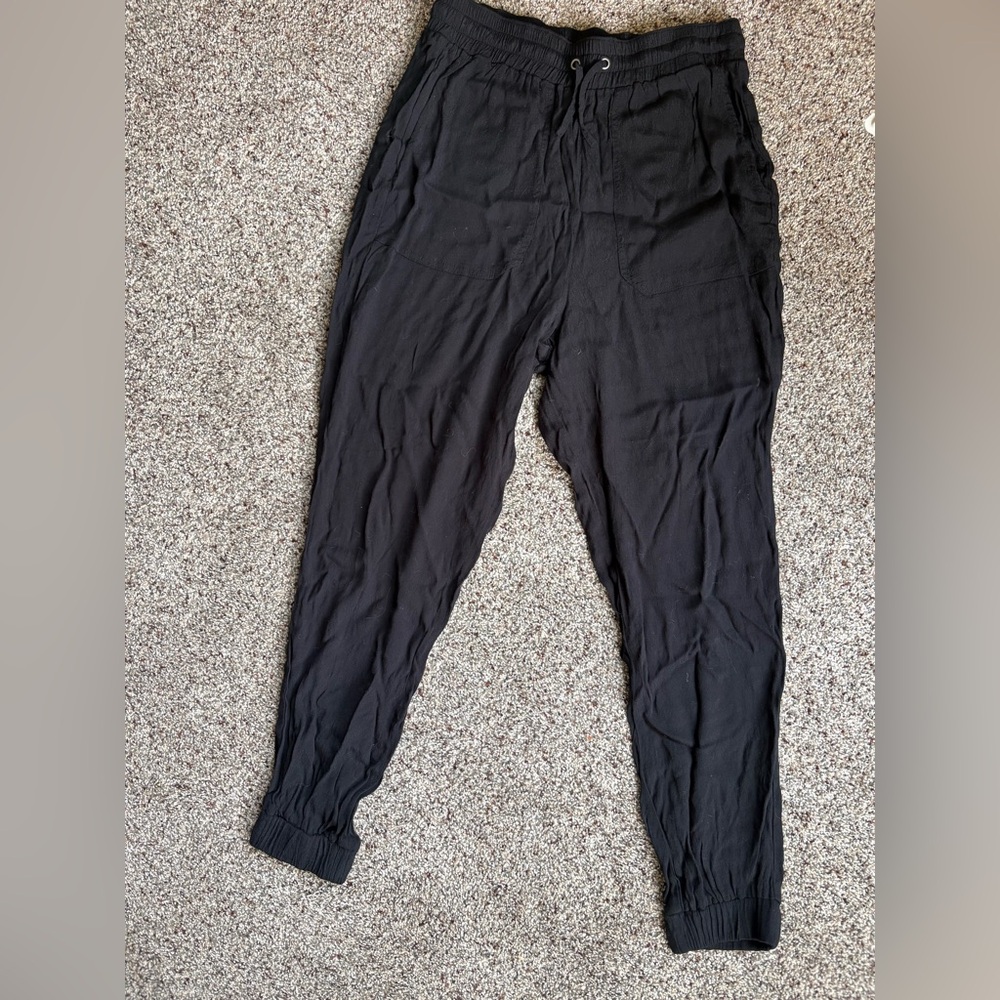 Women’s Black Casual jogger pants